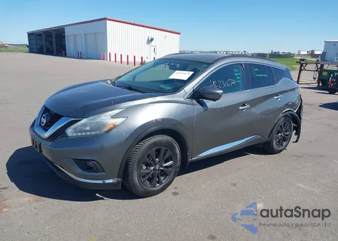 2018 Nissan Murano Sv z USA, uszkodzony, nr VIN 5N1AZ2MH3JN114256